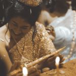 Cérémonie traditionnelle Cambodgienne de mariage
